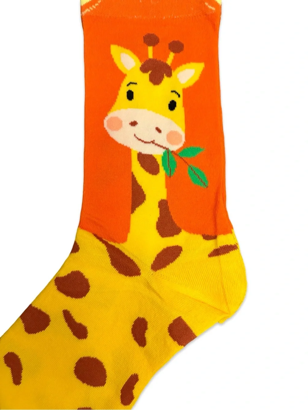 Giraffe Novelty Crew Socks One Size Fits Most Animal Socks Colorful Socks